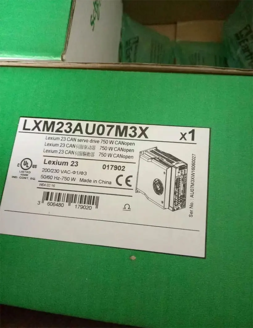 Совершенно новый LXM23AU07M3X LXM23AU15M3X LXM23AU02M3X LXM23AU01M3X Гарантия один год
Совершенно новый LXM23AU07M3X LXM23AU15M3X LXM23AU02M3X LXM23AU01M3X Гарантия один год 