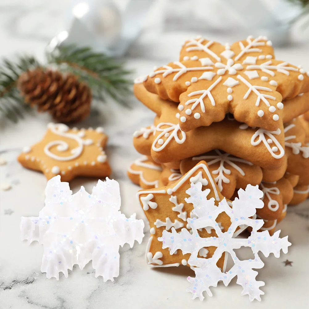 100pcs Resin Snowflake Accessories Decorations Christmas Party Supplies Xmas Tree naments Home Props Storage
100pcs Resin Snowflake Accessories Decorations Christmas Party Supplies Xmas Tree naments Home Props Storage
