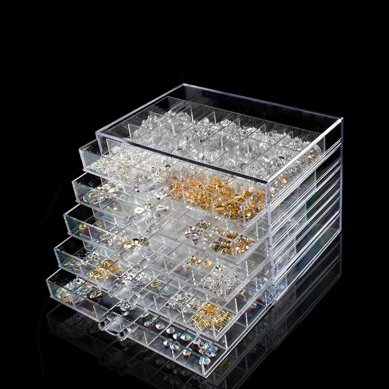 Nail Accessory Storage Box 5-layer Accessory Box 120 Grid Diamond Jewelry Storage Box Other Nail Supplies
Nail Accessory Storage Box 5-layer Accessory Box 120 Grid Diamond Jewelry Storage Box Other Nail Supplies