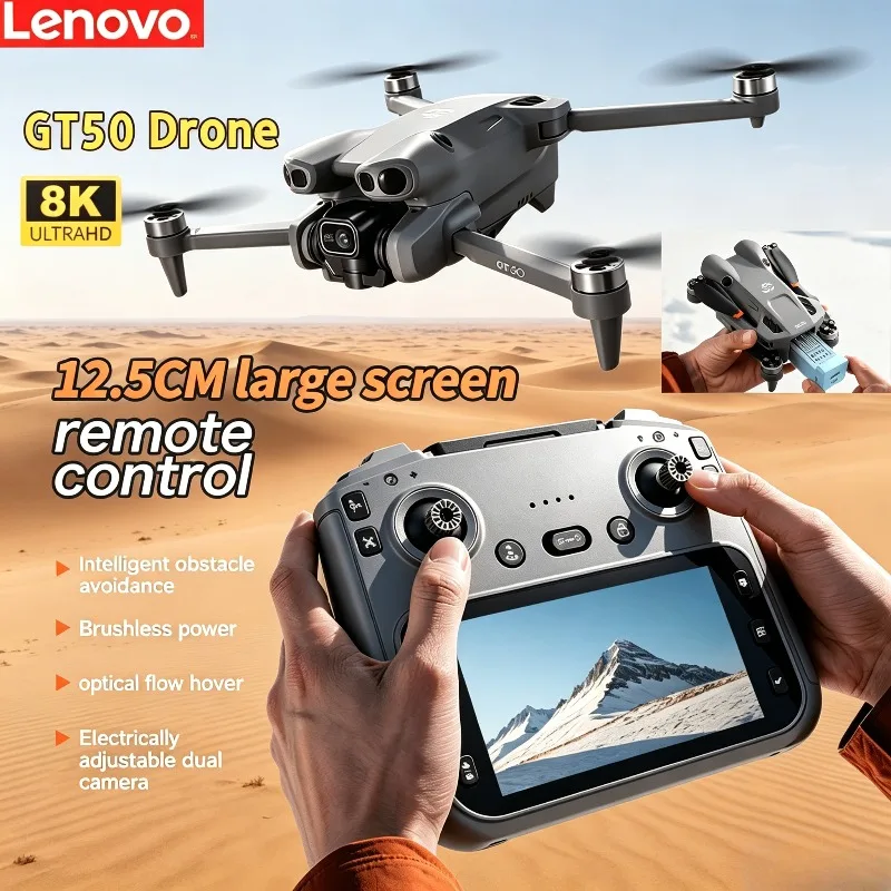 Lenovo GT50 RC Quadcopter Drone,5G FPV Brushless Motor Optical Flow,8K HDCamera withScreen Remote Control for Aerial Photography
Lenovo GT50 RC Quadcopter Drone,5G FPV Brushless Motor Optical Flow,8K HDCamera withScreen Remote Control for Aerial Photography