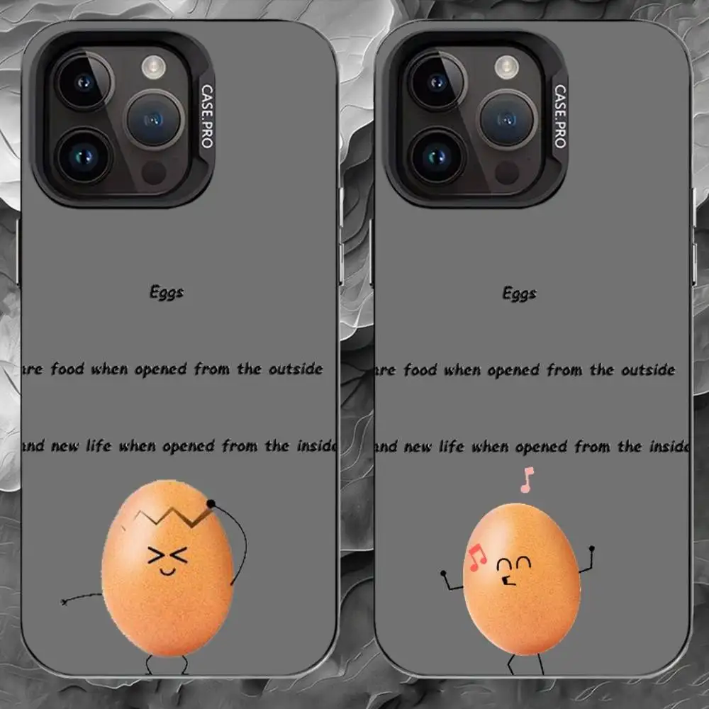 E-egg Phone Case For iPhone 17 16 15 14 13 12 11 Pro Max Plus Silver Matte Black Cover
E-egg Phone Case For iPhone 17 16 15 14 13 12 11 Pro Max Plus Silver Matte Black Cover