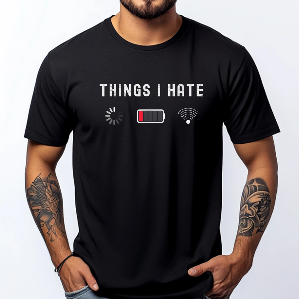 Things I Hate Programmer Gamer Computer Nerd Green And White Graphic T Shirt Men's Shirts
Things I Hate Programmer Gamer Computer Nerd Green And White Graphic T Shirt Men's Shirts
