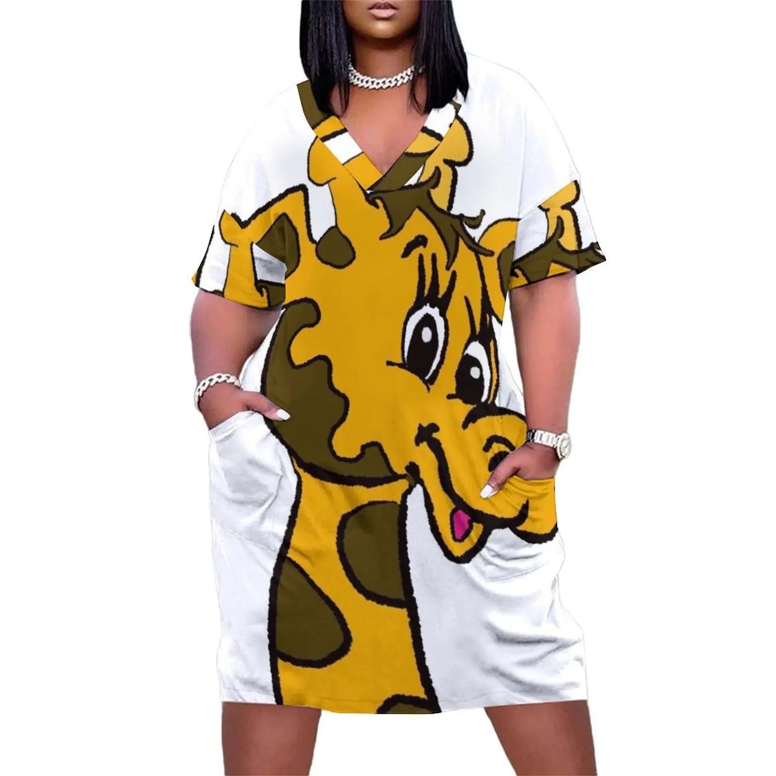 TRU Geoffrey Giraffe Loose Pocket Dress elegant and pretty women's dresses evening dress woman
TRU Geoffrey Giraffe Loose Pocket Dress elegant and pretty women's dresses evening dress woman