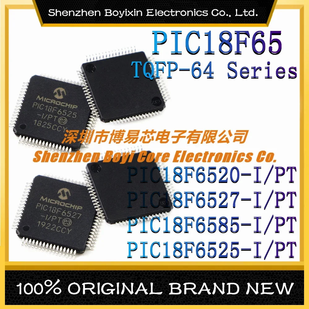 PIC18F6520-I/PT PIC18F6527-I PIC18F6585-I PIC18F6525-I Package TQFP-64 New Original Genuine
PIC18F6520-I/PT PIC18F6527-I PIC18F6585-I PIC18F6525-I Package TQFP-64 New Original Genuine