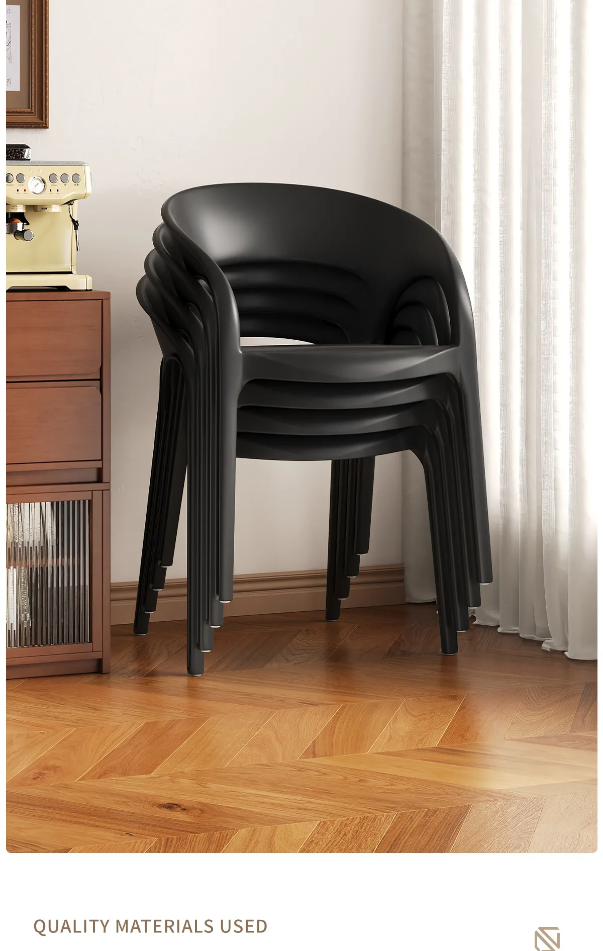 Medieval backrest chair can be stacked plastic dining chair storage household thickened armchair living room dining table stool
Medieval backrest chair can be stacked plastic dining chair storage household thickened armchair living room dining table stool