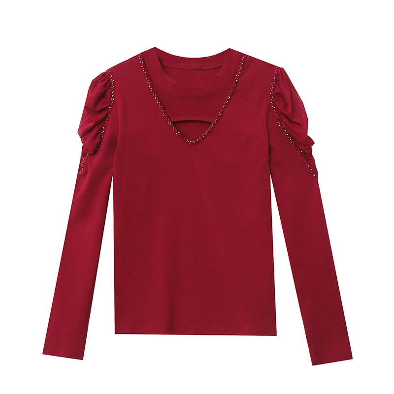 Black,Korean,Style,Fall,Winter,Mesh,T-shirt,Fashion,Sexy,Hollow Out,Shiny,Beading,Women,Tops,Long Sleeve,Tees,2025,New,4103103
Black,Korean,Style,Fall,Winter,Mesh,T-shirt,Fashion,Sexy,Hollow Out,Shiny,Beading,Women,Tops,Long Sleeve,Tees,2025,New,4103103