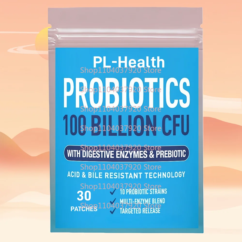 30 Patches Premium Probiotics Transdermal Patches with Prebiotics & Digestive Enzymes Support Immune Strength,Digestive Function
30 Patches Premium Probiotics Transdermal Patches with Prebiotics & Digestive Enzymes Support Immune Strength,Digestive Function