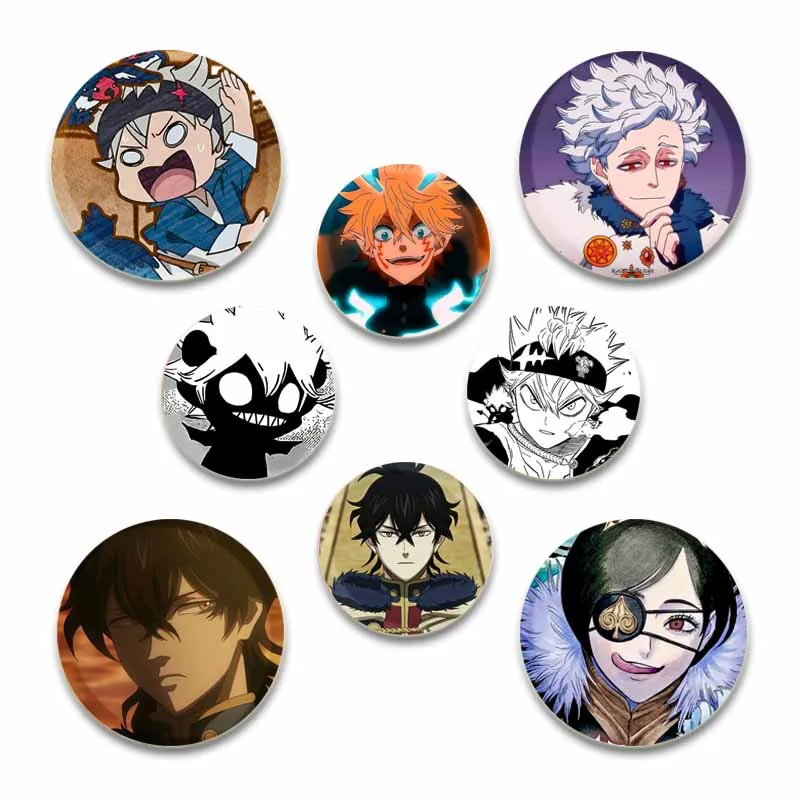 Anime Cartoon Character Asta/Noelle Silva/Yuno/Luck Voltia Brooches Delicate Badge for Collar Backpack Decoration Enamel Pins
Anime Cartoon Character Asta/Noelle Silva/Yuno/Luck Voltia Brooches Delicate Badge for Collar Backpack Decoration Enamel Pins
