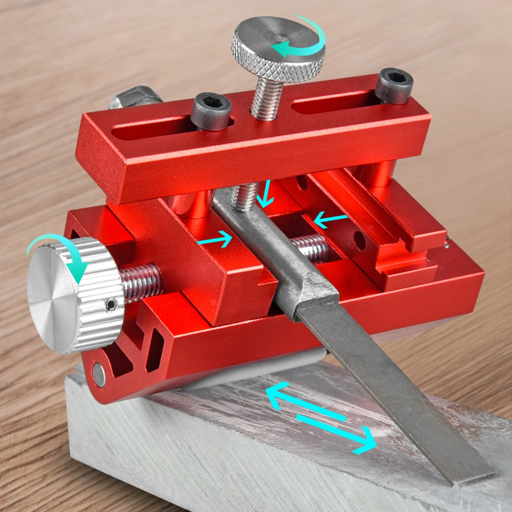 Multi-Purpose Aluminum Alloy Knife Sharpener For Woodworking Stable Double Roller Sharpening Tool
Multi-Purpose Aluminum Alloy Knife Sharpener For Woodworking Stable Double Roller Sharpening Tool