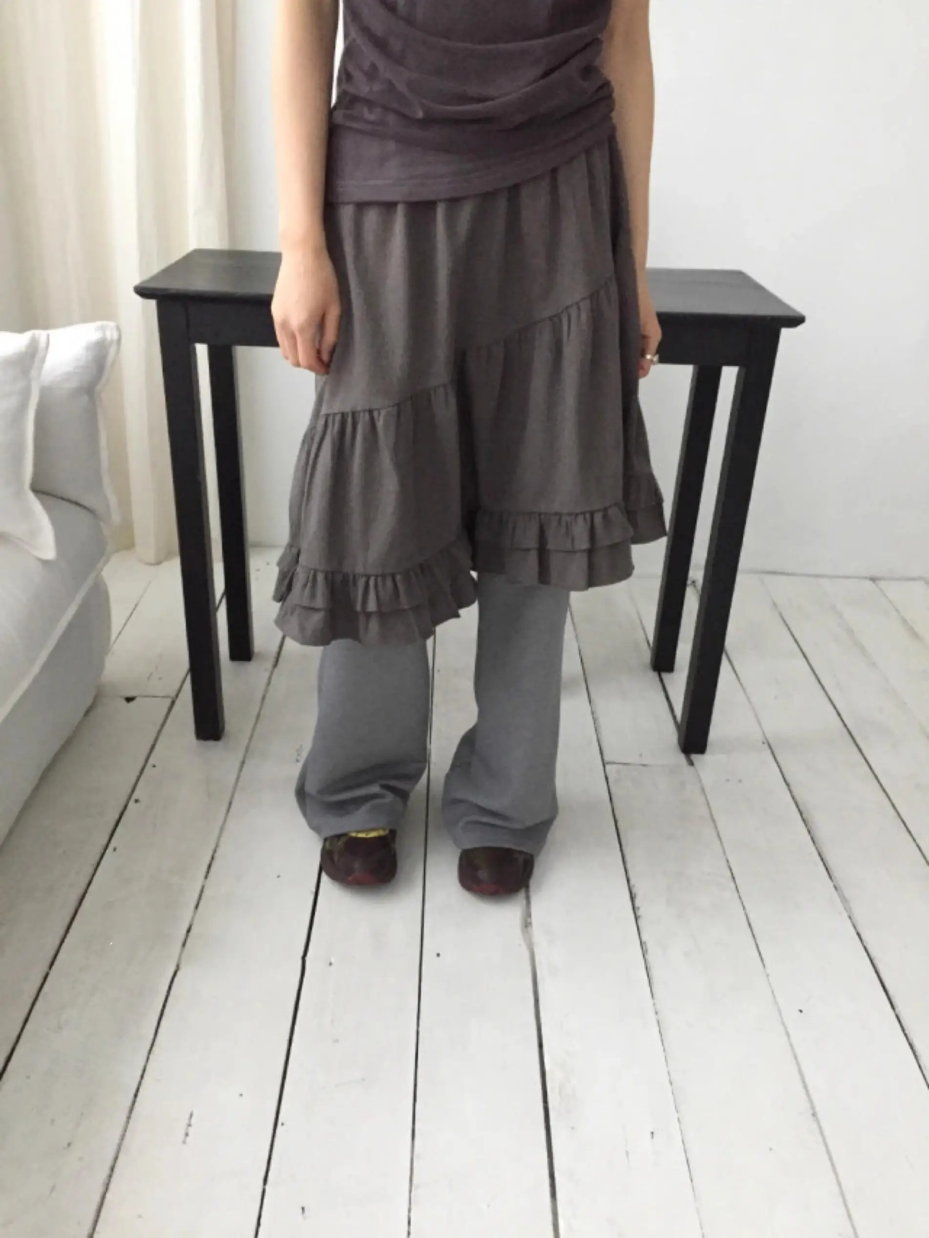 Street Sle Asymmetric Hem Elastic Waist Midi Skirt Cold Tone f-length Women's High Waist Non-symmetric Ci Commute
Street Sle Asymmetric Hem Elastic Waist Midi Skirt Cold Tone f-length Women's High Waist Non-symmetric Ci Commute