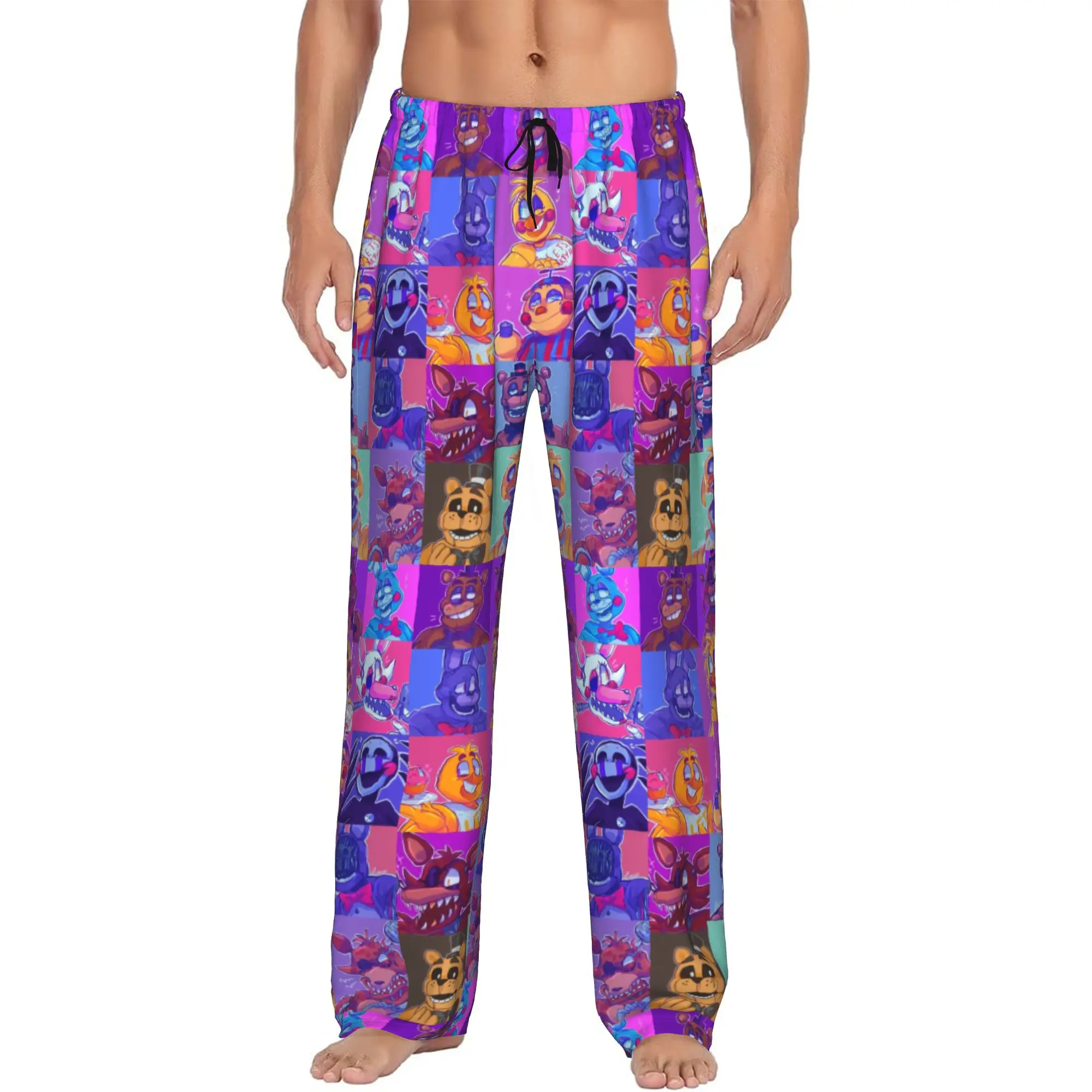 Custom FNAF At Freddys Pajama Pants Men's Lounge Sleep Drawstring Sleepwear Bottoms with Pockets
Custom FNAF At Freddys Pajama Pants Men's Lounge Sleep Drawstring Sleepwear Bottoms with Pockets