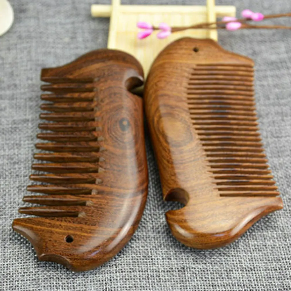 Anti-static Sandalwood Comb Detangling Hair Fine Tooth Creative Wooden Fish Gold
Anti-static Sandalwood Comb Detangling Hair Fine Tooth Creative Wooden Fish Gold
