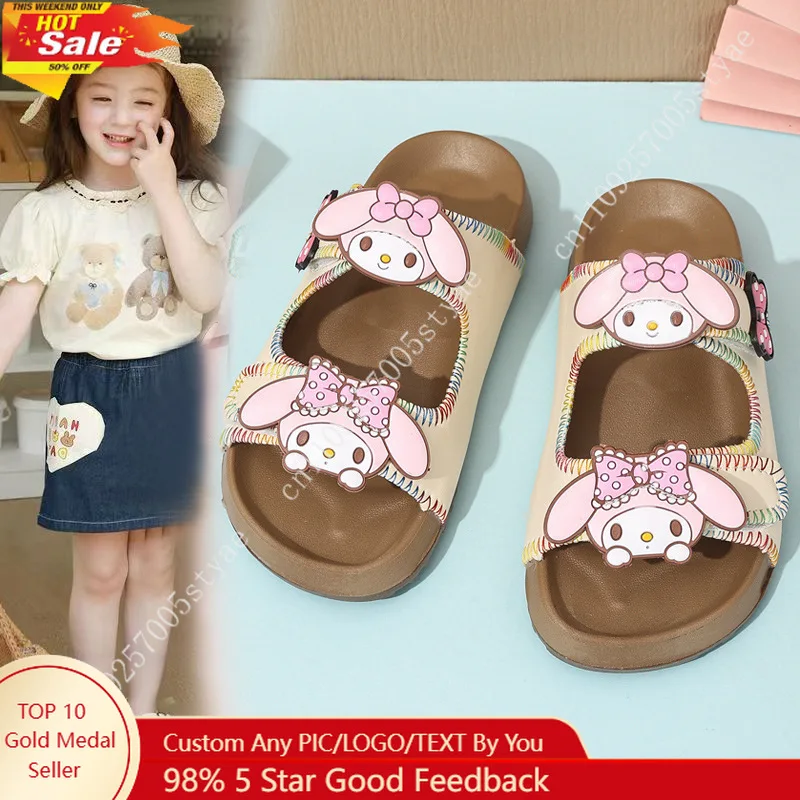 My Melody Girls' Summer Style Open-Toe Slippers Fashionable Outdoor Shoe with Anti-Slip Soft Soles
My Melody Girls' Summer Style Open-Toe Slippers Fashionable Outdoor Shoe with Anti-Slip Soft Soles