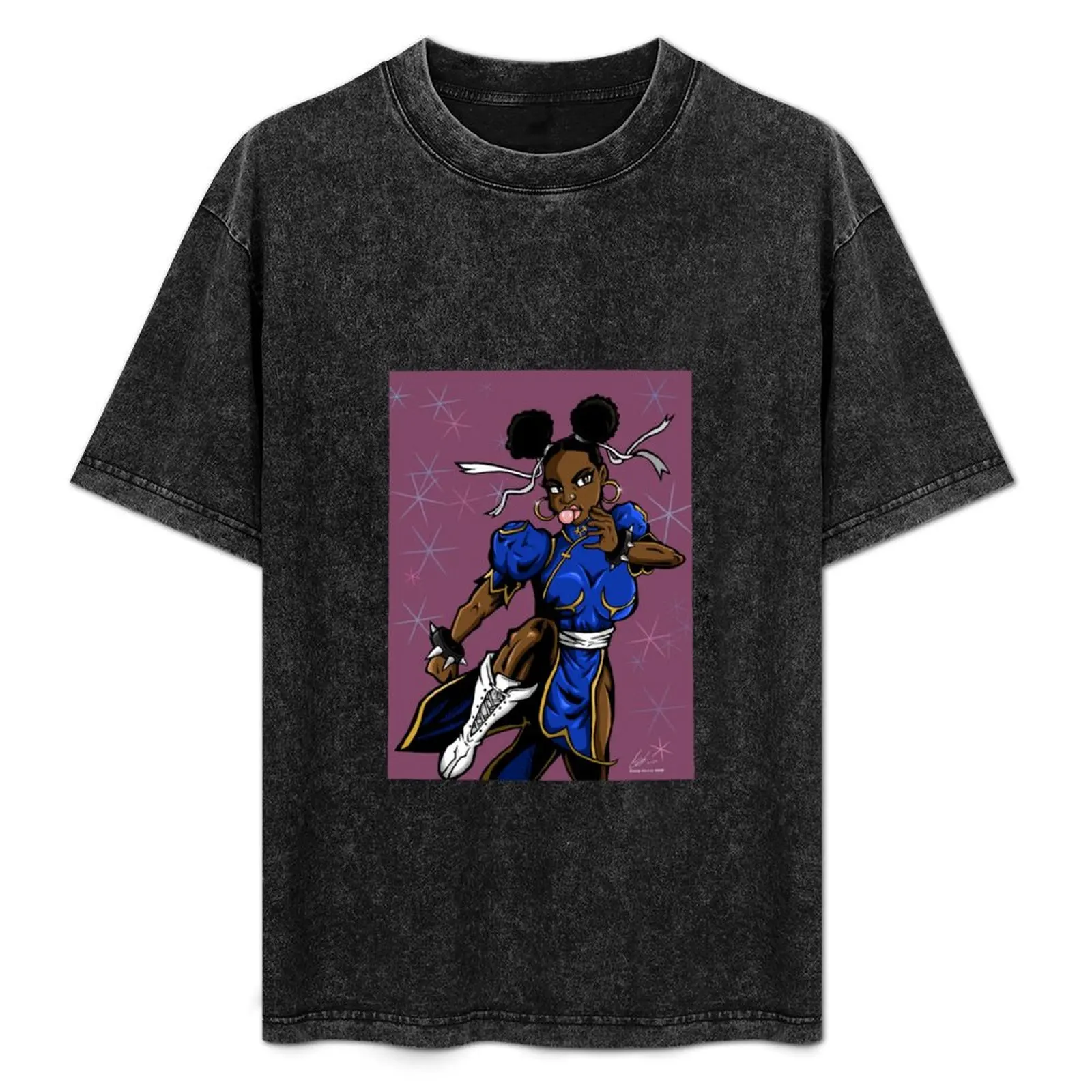 Black Chun Li T-Shirt Big and Tall Solid Color T-Shirt
Black Chun Li T-Shirt Big and Tall Solid Color T-Shirt