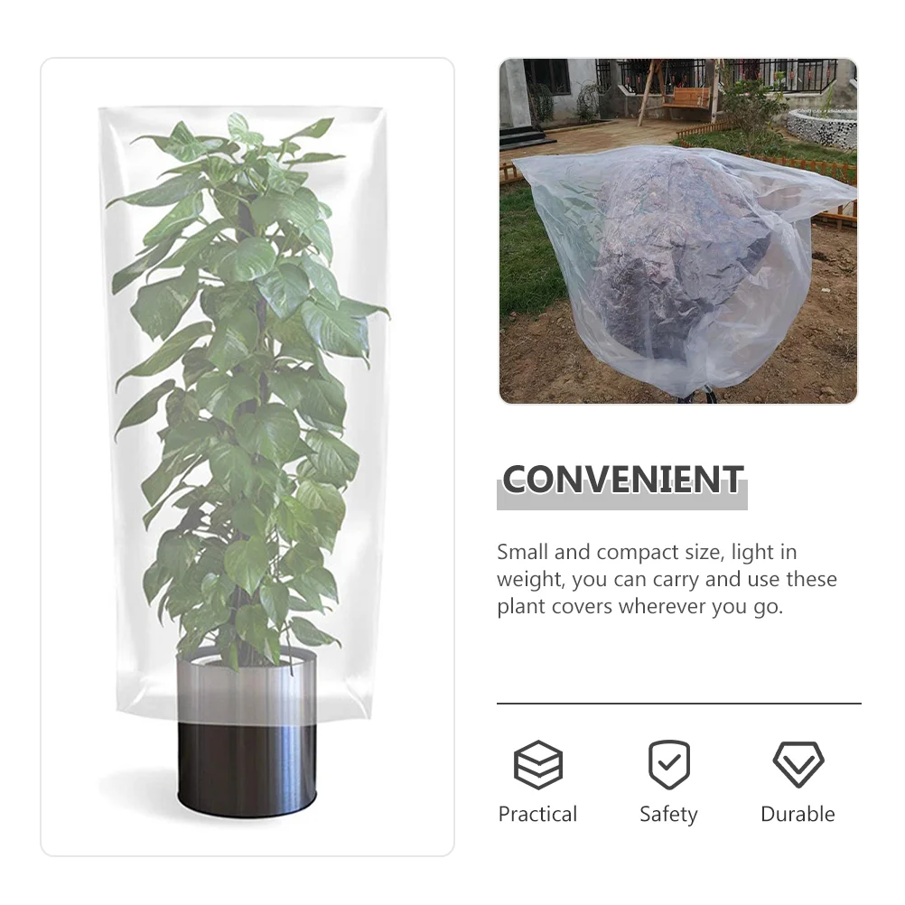 2 Pcs Plant Antifreeze Film Frost Protection Covers Protective Winter Transparent for Tree
2 Pcs Plant Antifreeze Film Frost Protection Covers Protective Winter Transparent for Tree