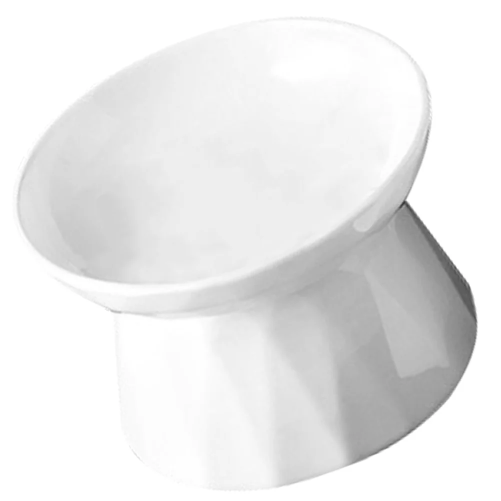 Raised Cat Food Bowl Ceramic Elevated Pet Feeder Smooth Surface Easy Clean Large Capacity Comfortable Feeding for Cats Kittens
Raised Cat Food Bowl Ceramic Elevated Pet Feeder Smooth Surface Easy Clean Large Capacity Comfortable Feeding for Cats Kittens