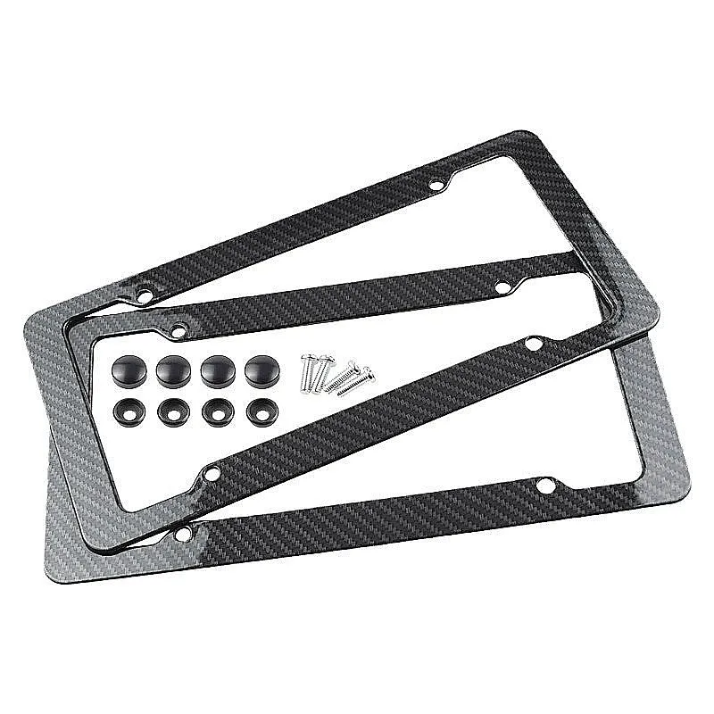 New Carbon Fiber ABS License Plate Frame Bracket for Standard Plates
New Carbon Fiber ABS License Plate Frame Bracket for Standard Plates