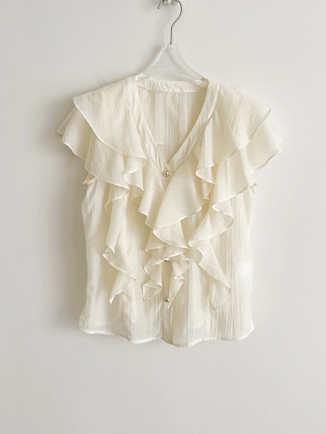 Slimming V-Neck Sleeveless Cotton Shirt Women's Commute Style Fashionable Floral Top Spring Summer New Arrival
Slimming V-Neck Sleeveless Cotton Shirt Women's Commute Style Fashionable Floral Top Spring Summer New Arrival