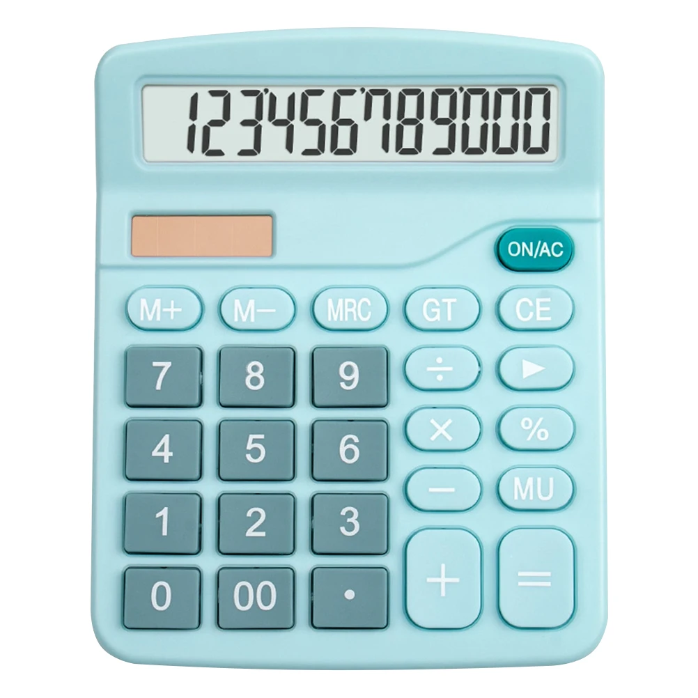 Solar Calculator Multi-use ABS Material Dual Power Office Supplies Student Tool Math Operations Portable Storage Calculators
Solar Calculator Multi-use ABS Material Dual Power Office Supplies Student Tool Math Operations Portable Storage Calculators