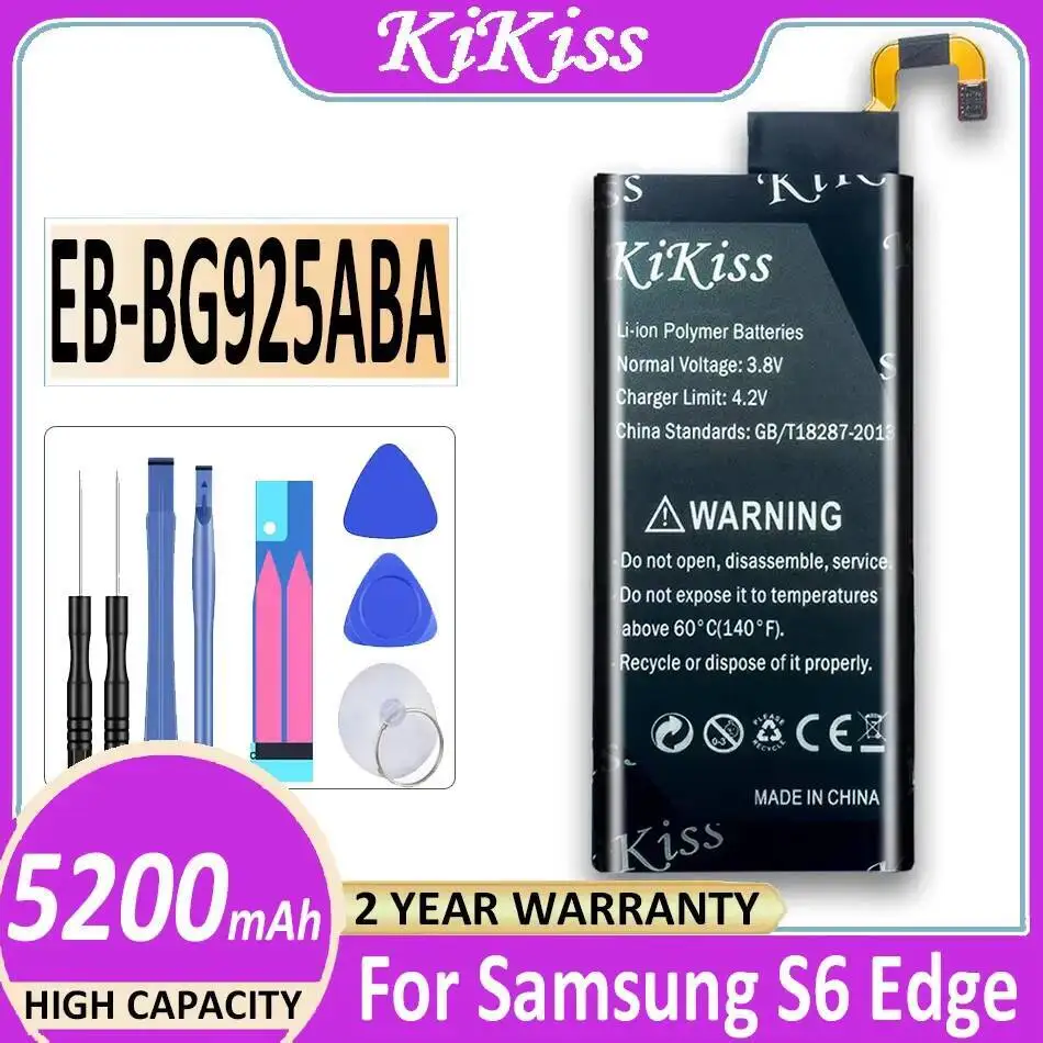 Mobile Phone Battery EB-BG925ABE EB-BG925ABA 5200Mah For Samsung Galaxy S6 Edge G925 G925S G925K G9200
Mobile Phone Battery EB-BG925ABE EB-BG925ABA 5200Mah For Samsung Galaxy S6 Edge G925 G925S G925K G9200
