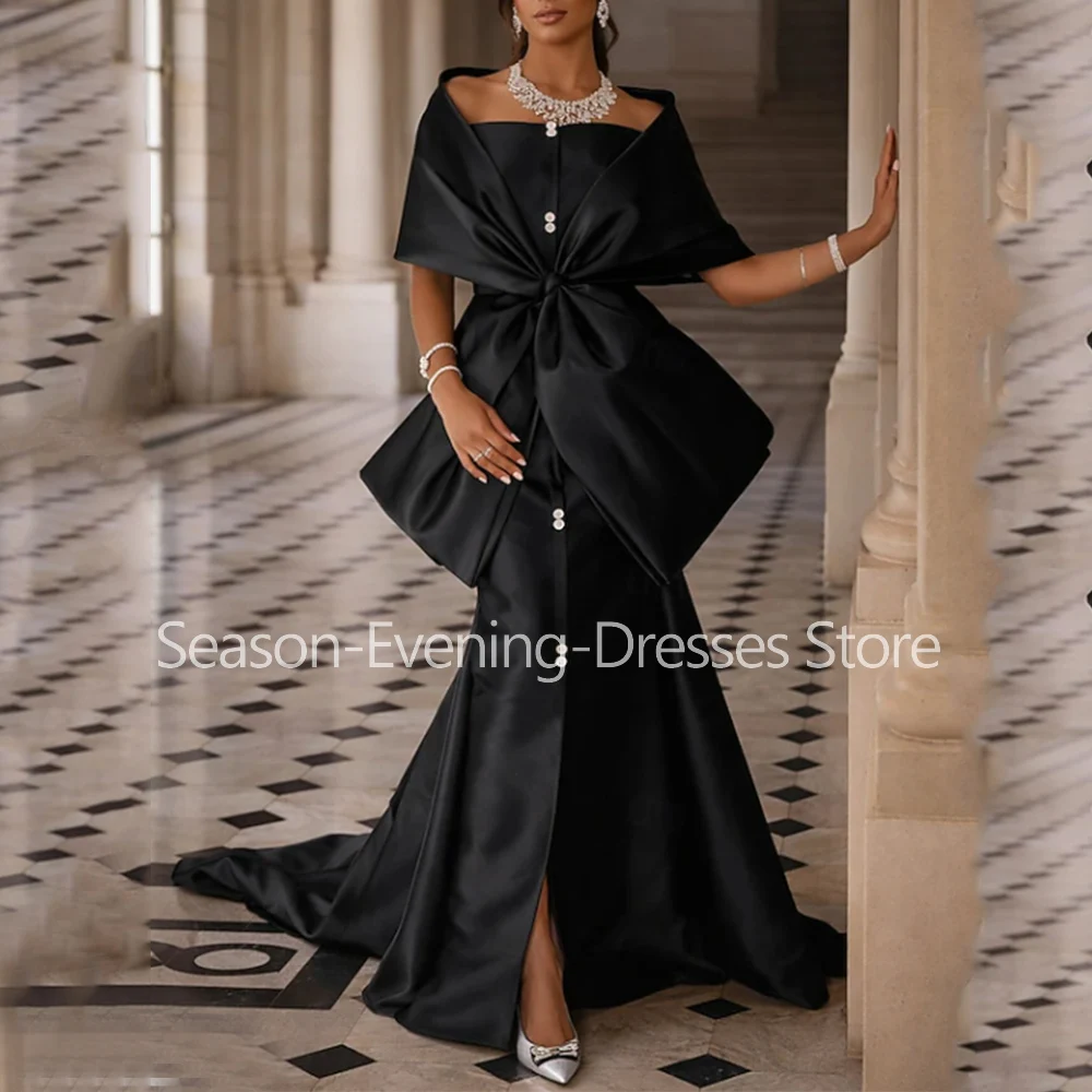 Customized Elegant Long Black Evening Dresses for Special Occasions Satin Floor-Length A-Line Women Gala Prom Party Gowns 2026
Customized Elegant Long Black Evening Dresses for Special Occasions Satin Floor-Length A-Line Women Gala Prom Party Gowns 2026