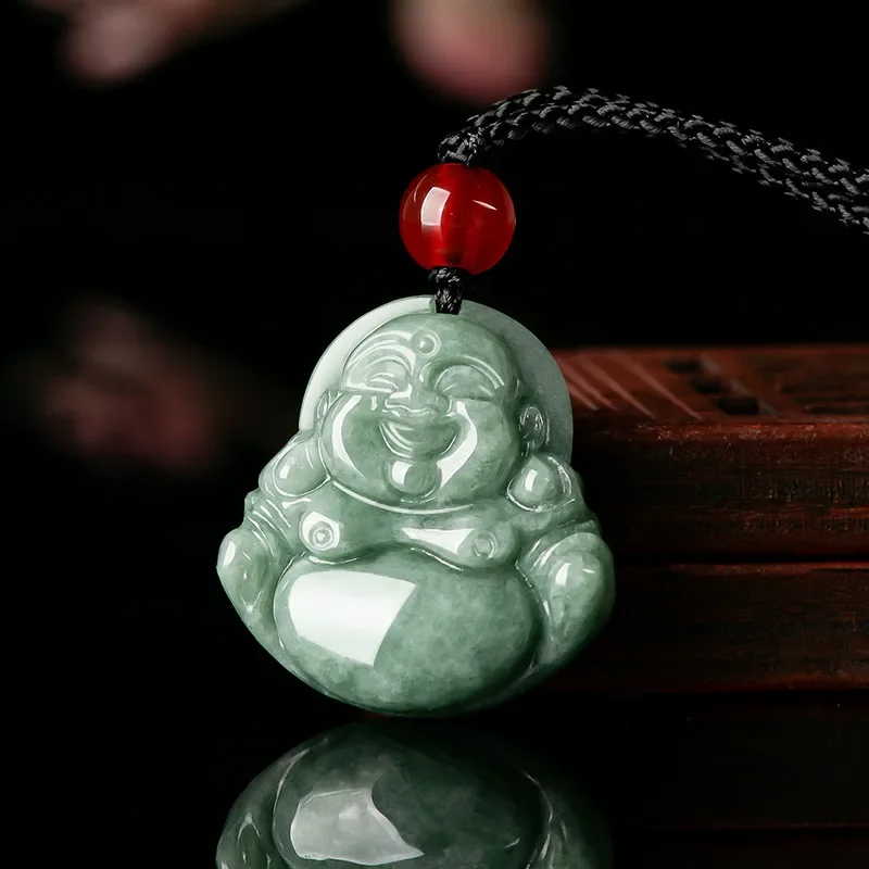 Burmese Jade Maitreya Pendant Accessories Real Emerald Designer Necklace Jadeite Natural Green Gemstone Gifts for Women Jewelry
Burmese Jade Maitreya Pendant Accessories Real Emerald Designer Necklace Jadeite Natural Green Gemstone Gifts for Women Jewelry