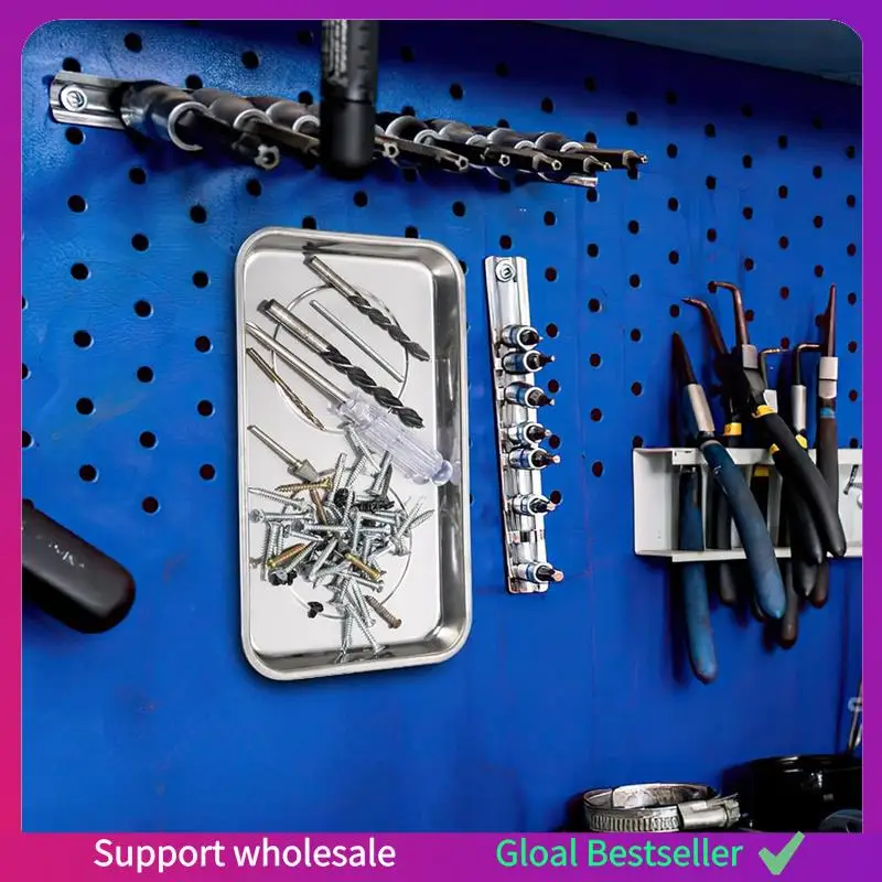 A38M 3 Pcs Magnetic Parts Tray Set, Stainless Steel Heavy Duty Square And Round Extra Strong Magnetic Tool Trays Holder
A38M 3 Pcs Magnetic Parts Tray Set, Stainless Steel Heavy Duty Square And Round Extra Strong Magnetic Tool Trays Holder