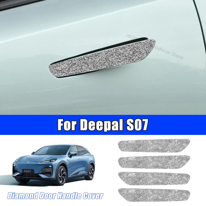 Для CHANGAN Deepal S07 S7 Защитная крышка дверной ручки автомобиля Сверкающий алмазный защитный кожух от царапин Декор Накладка Аксессуары Стайлинг
Для CHANGAN Deepal S07 S7 Защитная крышка дверной ручки автомобиля Сверкающий алмазный защитный кожух от царапин Декор Накладка Аксессуары Стайлинг