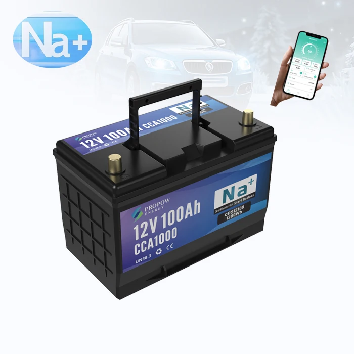 High Discharge Rate Strong Cranking Power Car Starter 12V 100Ah Sodium Ion Battery
High Discharge Rate Strong Cranking Power Car Starter 12V 100Ah Sodium Ion Battery