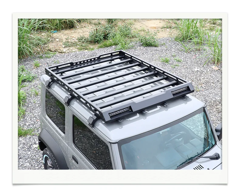 Aluminum Alloy Offroad Roof Mount Rack For Suzuki Jimny JB64 JB74 Outdoor Camping Car Accessories By Toyota
Aluminum Alloy Offroad Roof Mount Rack For Suzuki Jimny JB64 JB74 Outdoor Camping Car Accessories By Toyota