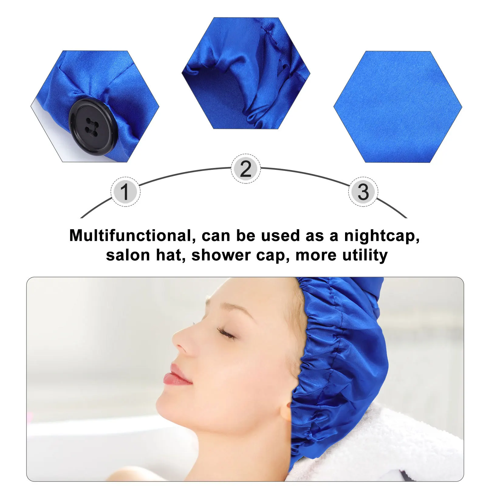 Эластичная атласная шапочка для сна большого размера с кнопкой для косичек, дредов, ухода за волосами, шапка для ночного сна, шапочка для волос с косами
Эластичная атласная шапочка для сна большого размера с кнопкой для косичек, дредов, ухода за волосами, шапка для ночного сна, шапочка для волос с косами