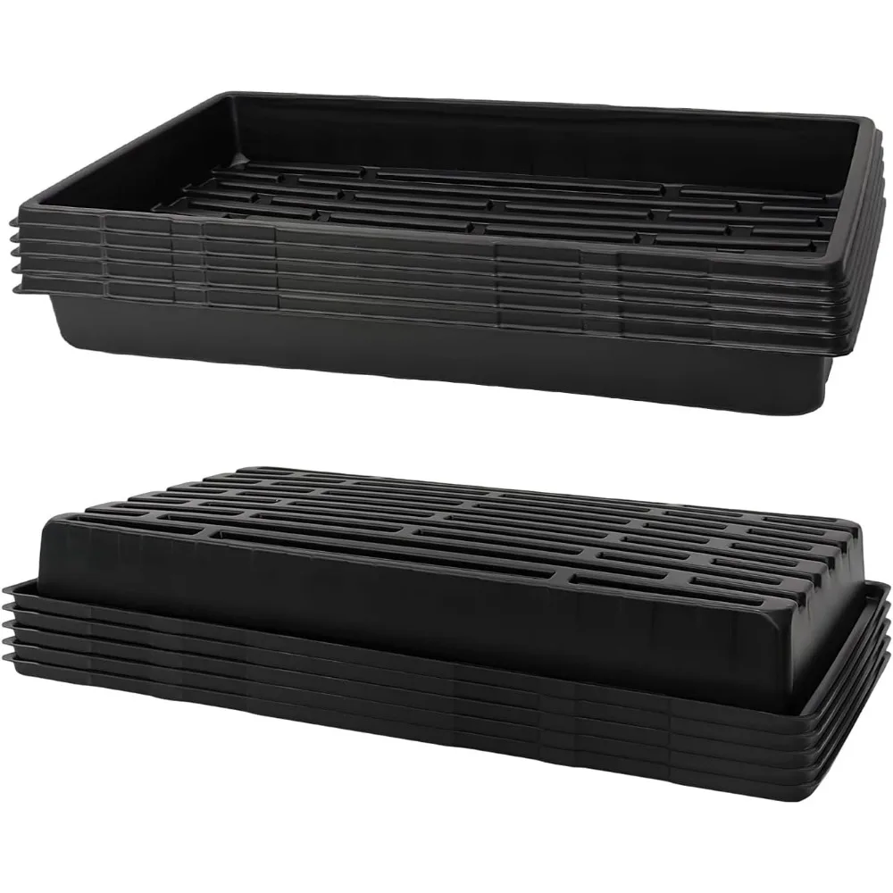 10 Pack Heavy Duty Seed Trays, No Leaks, Reusable for Microgreens and Seedlings
10 Pack Heavy Duty Seed Trays, No Leaks, Reusable for Microgreens and Seedlings
