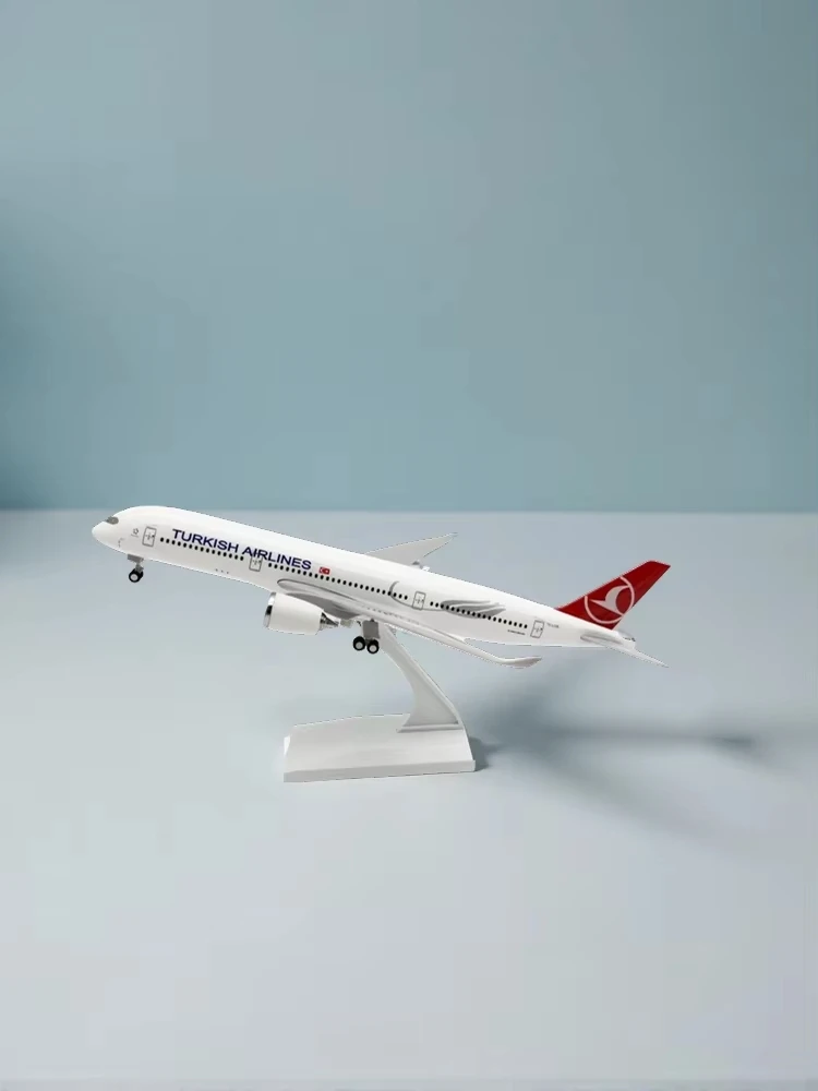 New 30cm A350 Turkey Airplane Model Kits 1/240 Scale Diecast Resin Airplane Model with Stand And wheel For Collection Display
New 30cm A350 Turkey Airplane Model Kits 1/240 Scale Diecast Resin Airplane Model with Stand And wheel For Collection Display