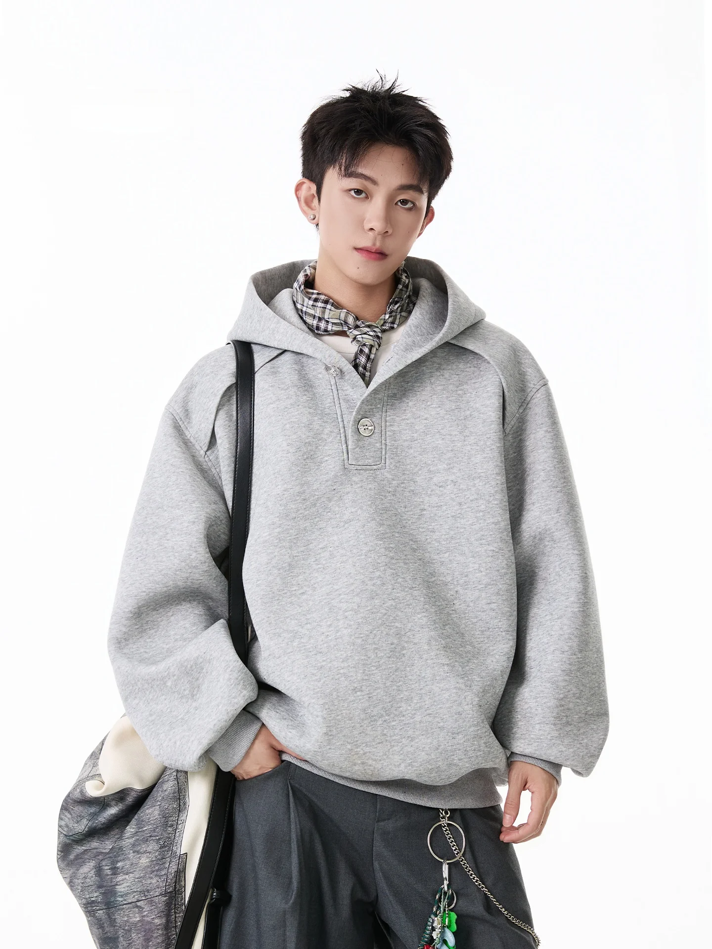 American High Street Deconstructed Button Hoodie Men's Autumn Winter Trendy Heavy Casual Hat irt Cleanfit Top Clothes
American High Street Deconstructed Button Hoodie Men's Autumn Winter Trendy Heavy Casual Hat irt Cleanfit Top Clothes