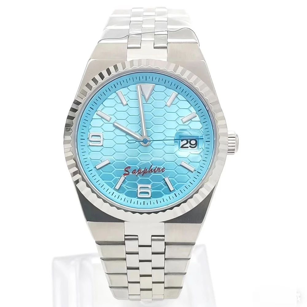 Parnsrpe 2026 New NH35 Automatic Mechanical Watch Reloj Hombre 39.5mm Luxury Sport Style Ice Blue Honeycomb Dial 316L Steel Date
Parnsrpe 2026 New NH35 Automatic Mechanical Watch Reloj Hombre 39.5mm Luxury Sport Style Ice Blue Honeycomb Dial 316L Steel Date