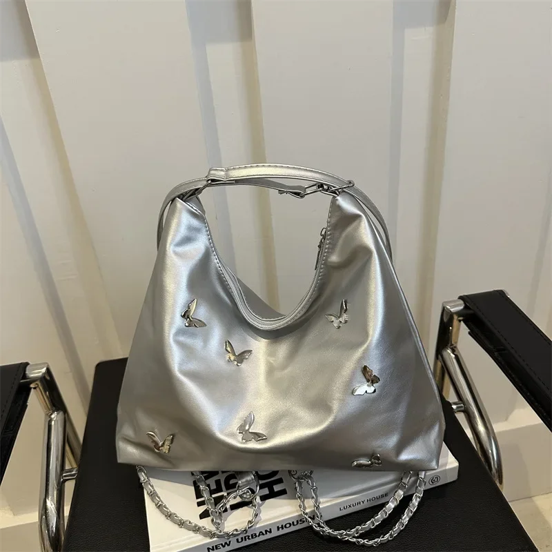 Fashion popular chain bag women's large-capacity shoulder bag niche butterfly work backpack
Fashion popular chain bag women's large-capacity shoulder bag niche butterfly work backpack