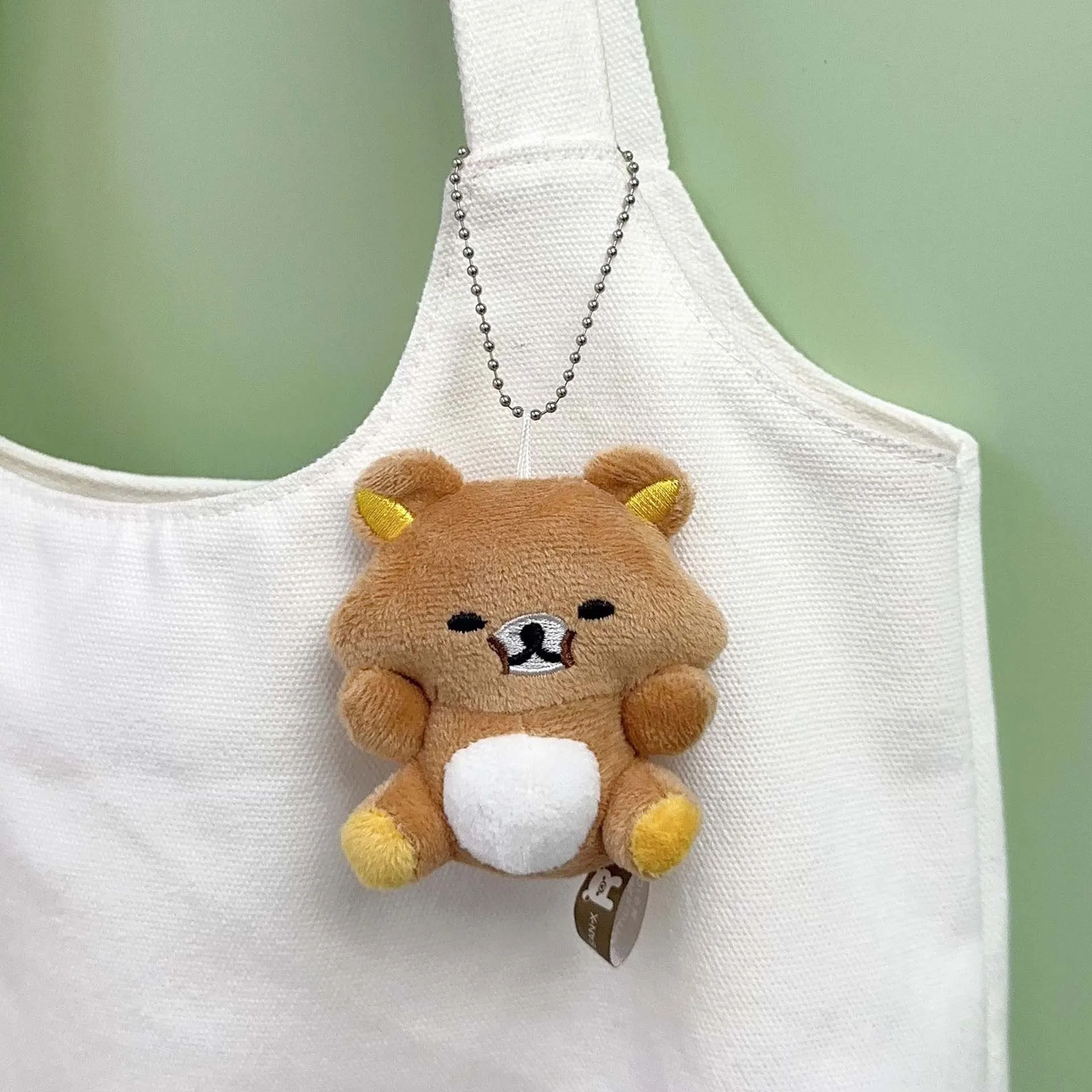 Милый плюшевый брелок-подвеска Rilakkuma Korilakkuma Chairoikoguma Bear: Давайте все будем полными и довольными! Игрушка-кукла, подарок.
Милый плюшевый брелок-подвеска Rilakkuma Korilakkuma Chairoikoguma Bear: Давайте все будем полными и довольными! Игрушка-кукла, подарок.