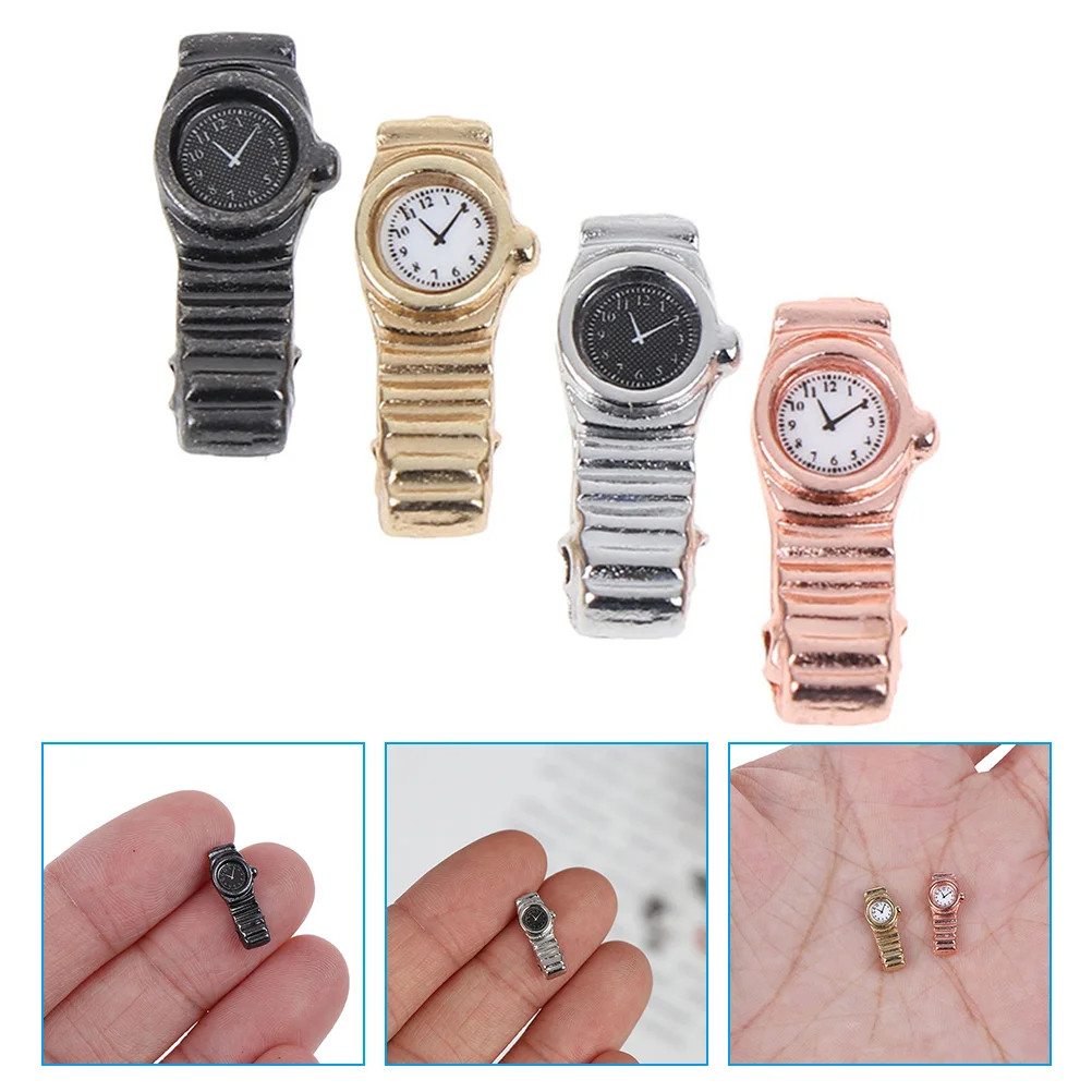 4 Pcs House Furniture Mini Landscape Props Dolly Watch Toy Room Miniature Watches Decorative Alloy Decors
4 Pcs House Furniture Mini Landscape Props Dolly Watch Toy Room Miniature Watches Decorative Alloy Decors