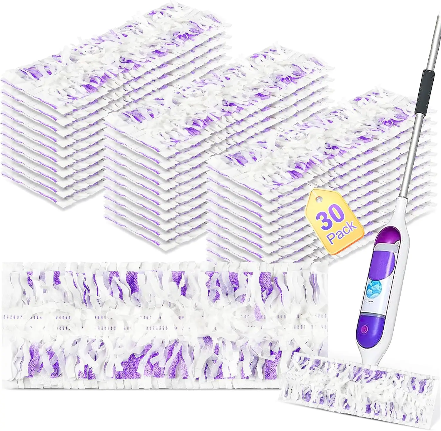 30 Pack Disposable Moping Pads Refills for Power Mop™ Multi-Surface Mop and for PowerMop™ Wood Mop, Replacement Mop Pads for
30 Pack Disposable Moping Pads Refills for Power Mop™ Multi-Surface Mop and for PowerMop™ Wood Mop, Replacement Mop Pads for