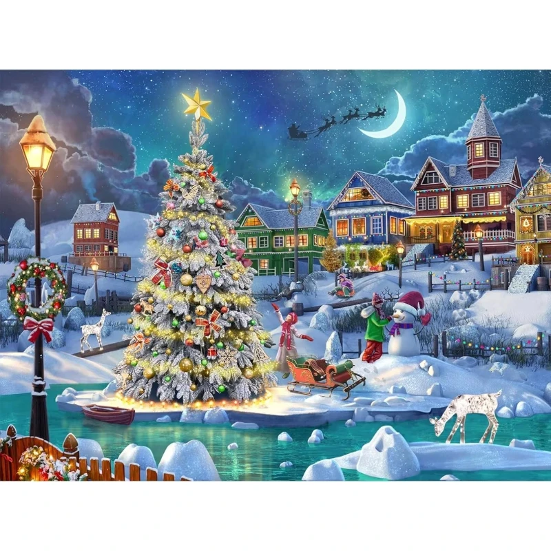 Christmas 500/1000/1200/2000PCS Snow Scene Paper Jigsaw Puzzle for Adult Landscape Puzzle Educationa Toy Challenging Game
Christmas 500/1000/1200/2000PCS Snow Scene Paper Jigsaw Puzzle for Adult Landscape Puzzle Educationa Toy Challenging Game