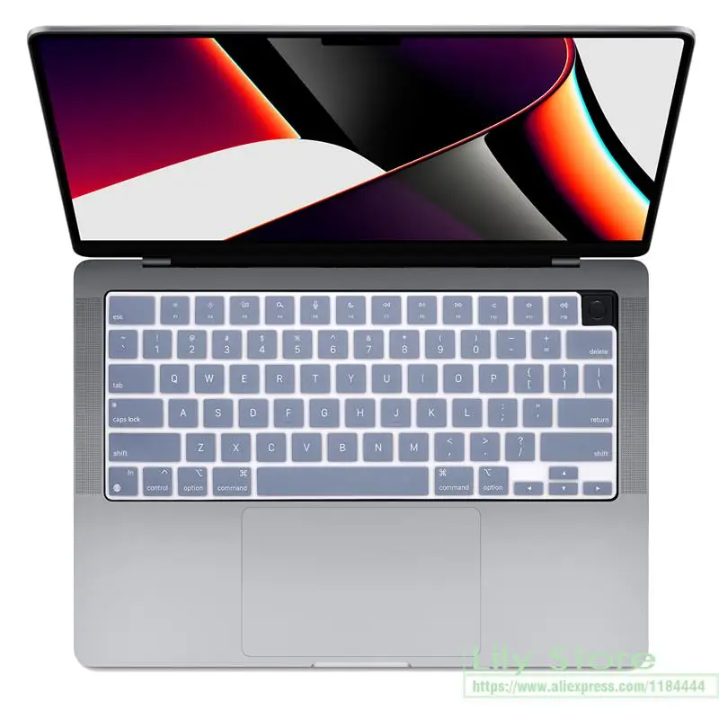 Чехол для клавиатуры для нового MacBook Pro 14 16 дюймов 2021 A2442 A2485 силиконовый чехол водонепроницаемый пылезащитный версия для США
Чехол для клавиатуры для нового MacBook Pro 14 16 дюймов 2021 A2442 A2485 силиконовый чехол водонепроницаемый пылезащитный версия для США
