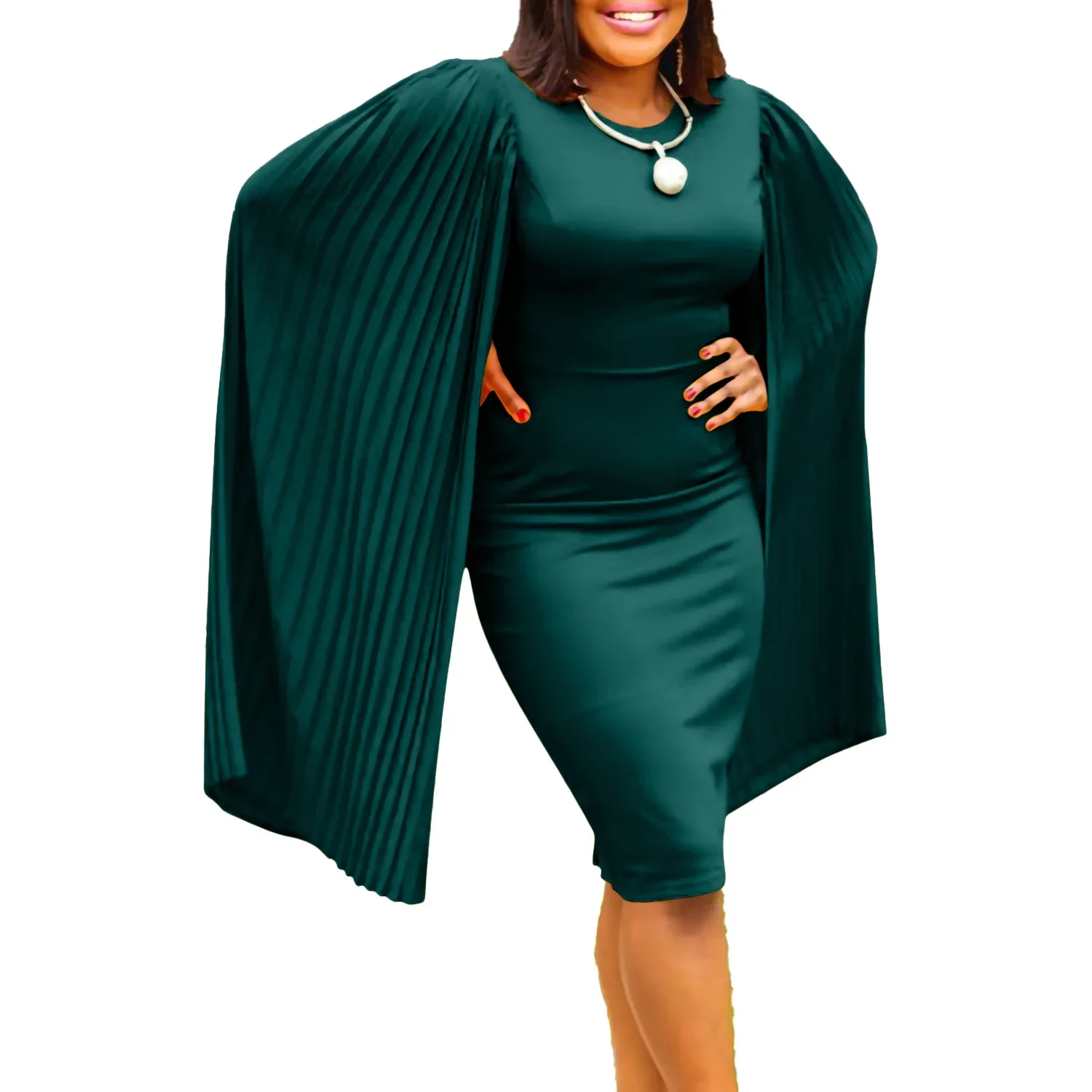 Africa Clothing Polyester African Bodycon Dresses for Women Summer Fashion Pleat Sleeve O-neck Party Evening Midi Dress Gowns
Africa Clothing Polyester African Bodycon Dresses for Women Summer Fashion Pleat Sleeve O-neck Party Evening Midi Dress Gowns