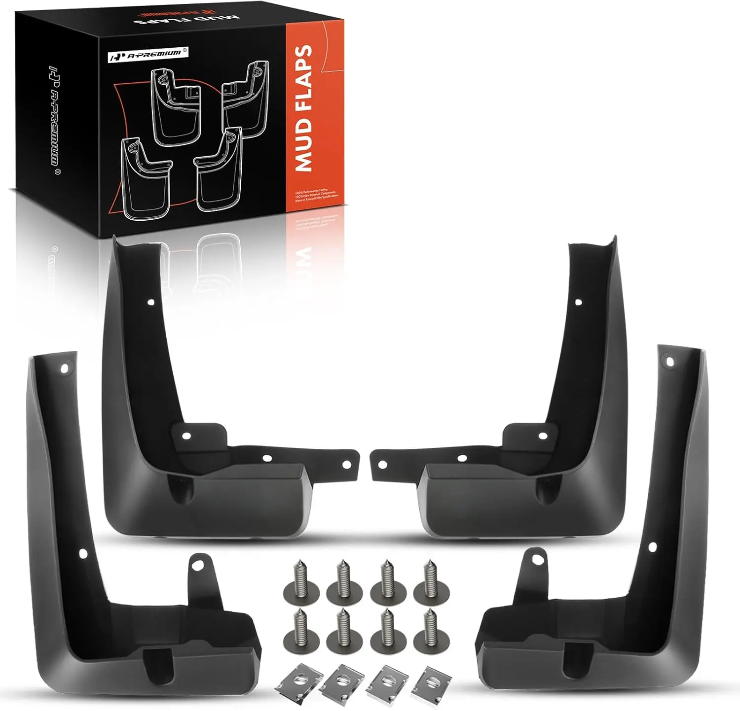 4 шт. брызговики для BMW X3 2018-2023 M-Sport, передние и задние левые/правые, без подножки
4 шт. брызговики для BMW X3 2018-2023 M-Sport, передние и задние левые/правые, без подножки