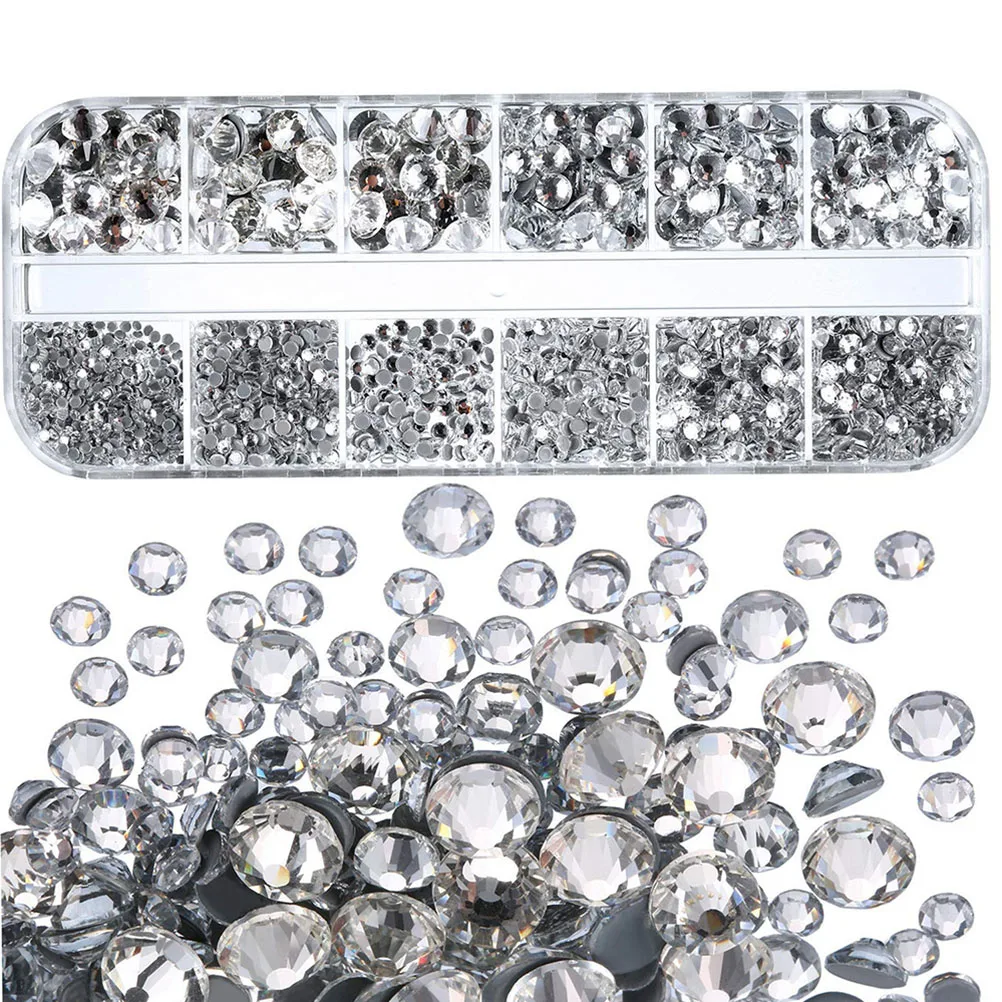 2000pcs Crystal Rhinestones Mixed Size Glass Beads Decorative DIY Jewelry Making Kit Flat Back for Earrings Crafts
2000pcs Crystal Rhinestones Mixed Size Glass Beads Decorative DIY Jewelry Making Kit Flat Back for Earrings Crafts