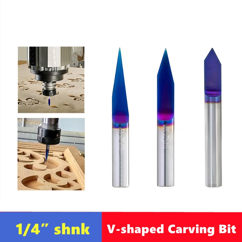 Насадка для резьбы V-образной формы с хвостовиком 6,35 мм (1/4 дюйма 15 ° 30 ° 60 ° , Твердый карбидный долбежный инструмент с нанопокрытием, деревообрабатывающая фреза
Насадка для резьбы V-образной формы с хвостовиком 6,35 мм (1/4 дюйма 15 ° 30 ° 60 ° , Твердый карбидный долбежный инструмент с нанопокрытием, деревообрабатывающая фреза