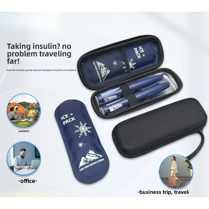 For Portable Cooling Ice Bags with Insulin Container Gel Ice Bag Travel Set for Diabetic Outdoor Use Ice Cooler Pack Storage
For Portable Cooling Ice Bags with Insulin Container Gel Ice Bag Travel Set for Diabetic Outdoor Use Ice Cooler Pack Storage