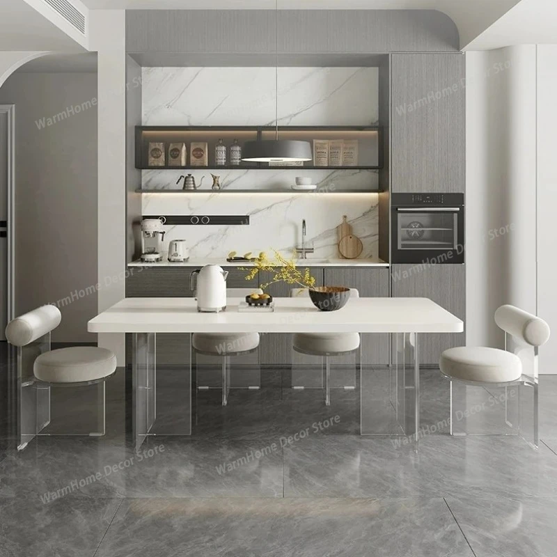Nordic Acrylic Rock Slab Dining Tables Minimalist Transparent Floating Dining Room Table Designer Creative Home Furniture
Nordic Acrylic Rock Slab Dining Tables Minimalist Transparent Floating Dining Room Table Designer Creative Home Furniture