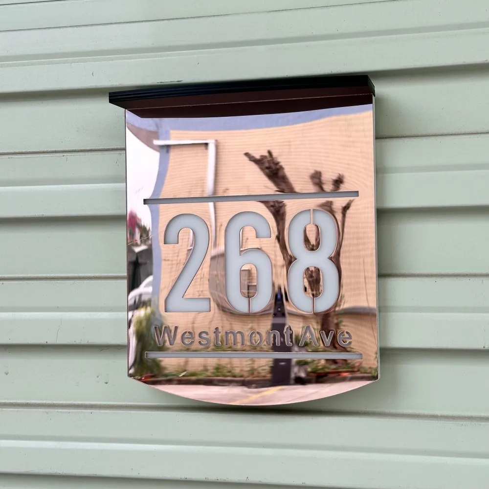 Customized Outdoor Solar House Sign LED Illuminated 3D Laser Cut Acrylic House Numbers Personalized Door Plate Gift Dropshipping
Customized Outdoor Solar House Sign LED Illuminated 3D Laser Cut Acrylic House Numbers Personalized Door Plate Gift Dropshipping