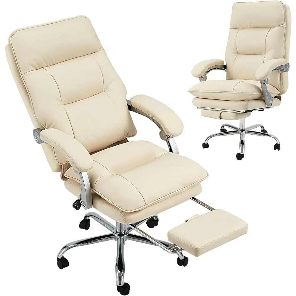 Executive Office Chair with Footrest 350 LBS Reclining Big and Tall Computer Gaming Chairs Home Office Desk Chair Adjustable PU
Executive Office Chair with Footrest 350 LBS Reclining Big and Tall Computer Gaming Chairs Home Office Desk Chair Adjustable PU