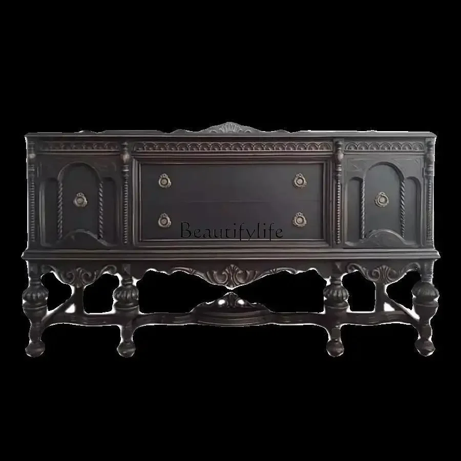 yj39 French Retro Solid Wood Entryway Cabinet Hallway Wall Decoration European Style Living Room Carved Storage Cabinet
yj39 French Retro Solid Wood Entryway Cabinet Hallway Wall Decoration European Style Living Room Carved Storage Cabinet